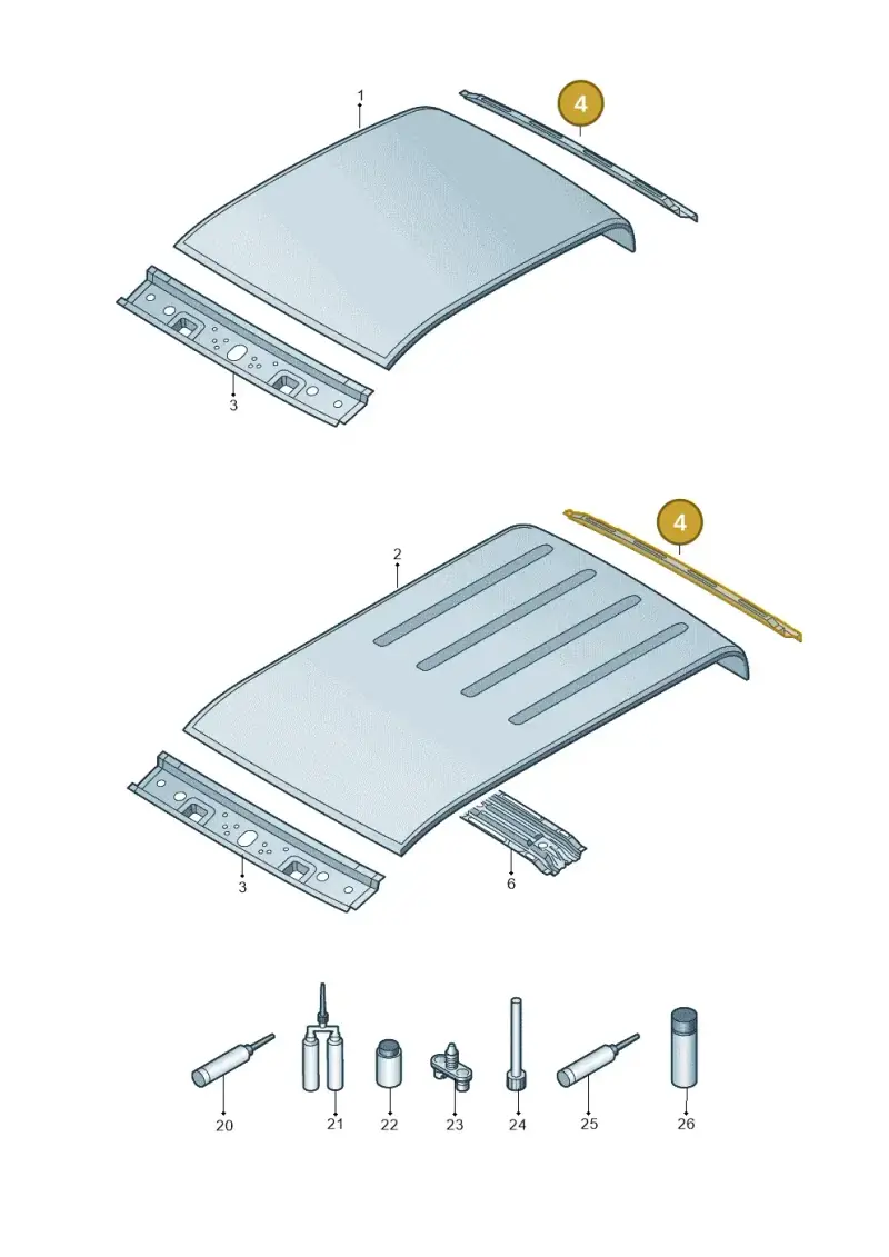 2H5817163 — Volkswagen Amarok twin cab (2022-) diagram 894817000, position 4