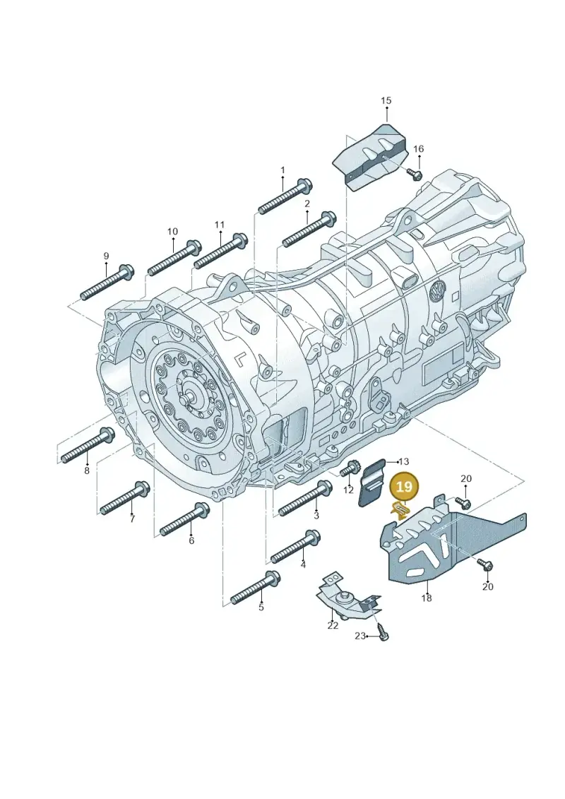 2H6103733 — Volkswagen Amarok twin cab (2022-) diagram 894300850, position 19