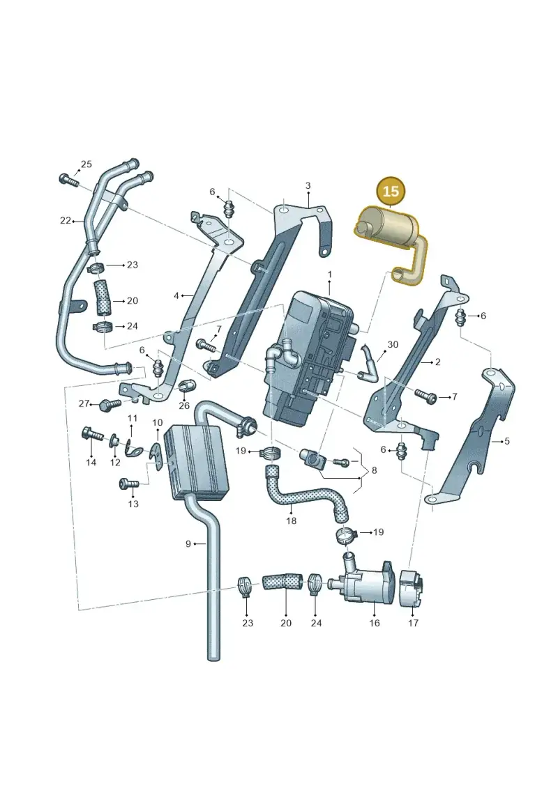 2H6129661 — Volkswagen Amarok twin cab (2022-) diagram 894819700, position 15