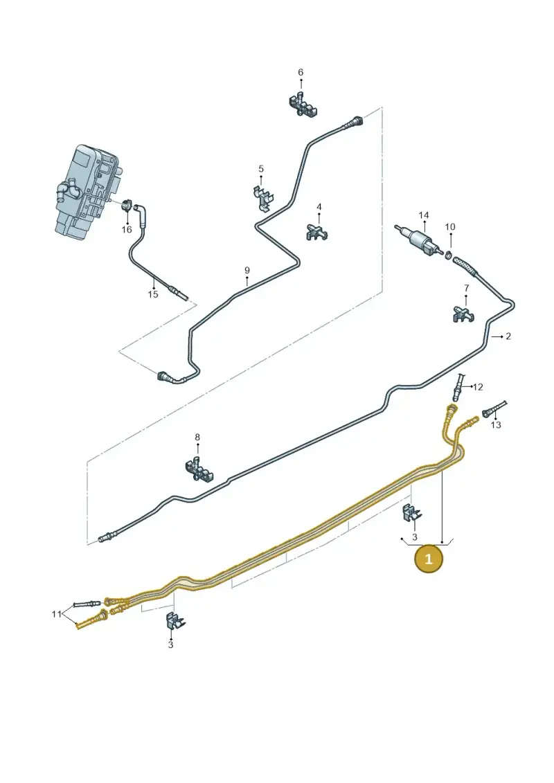 2H6201080B — Volkswagen Amarok twin cab (2022-) diagram 894201250, position 1