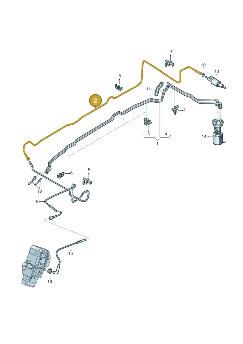 2H6201529B — Volkswagen Amarok twin cab (2022-) diagram 894201300, position 2