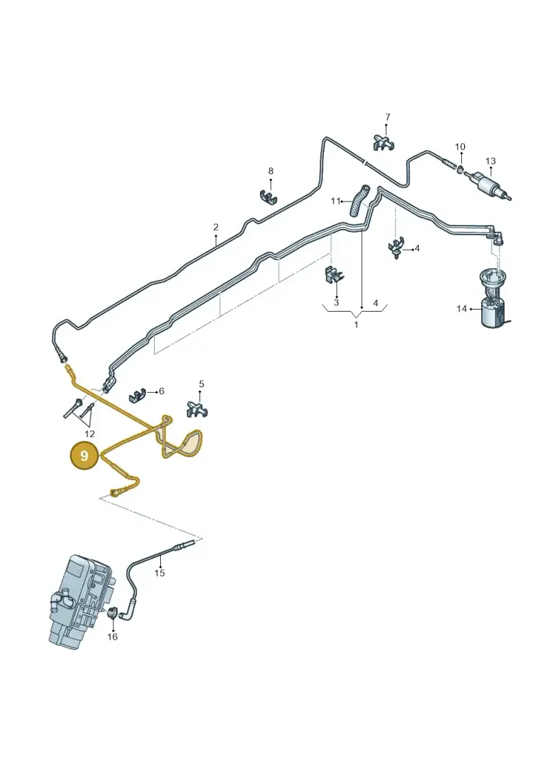 2H6201901E — Volkswagen Amarok twin cab (2022-) diagram 894201300, position 9