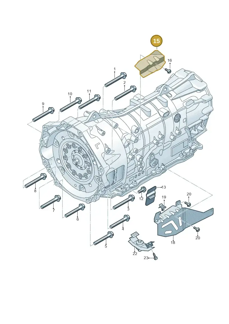 2H6301327A — Volkswagen Amarok twin cab (2022-) diagram 894300850, position 15