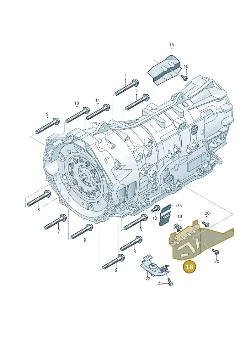 2H6301327 — Volkswagen Amarok twin cab (2022-) diagram 894300850, position 18