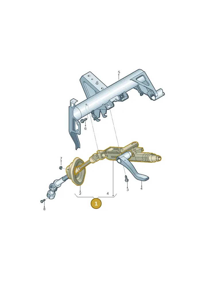 2H6419501B — Volkswagen Amarok twin cab (2022-) diagram 894419400, position 1