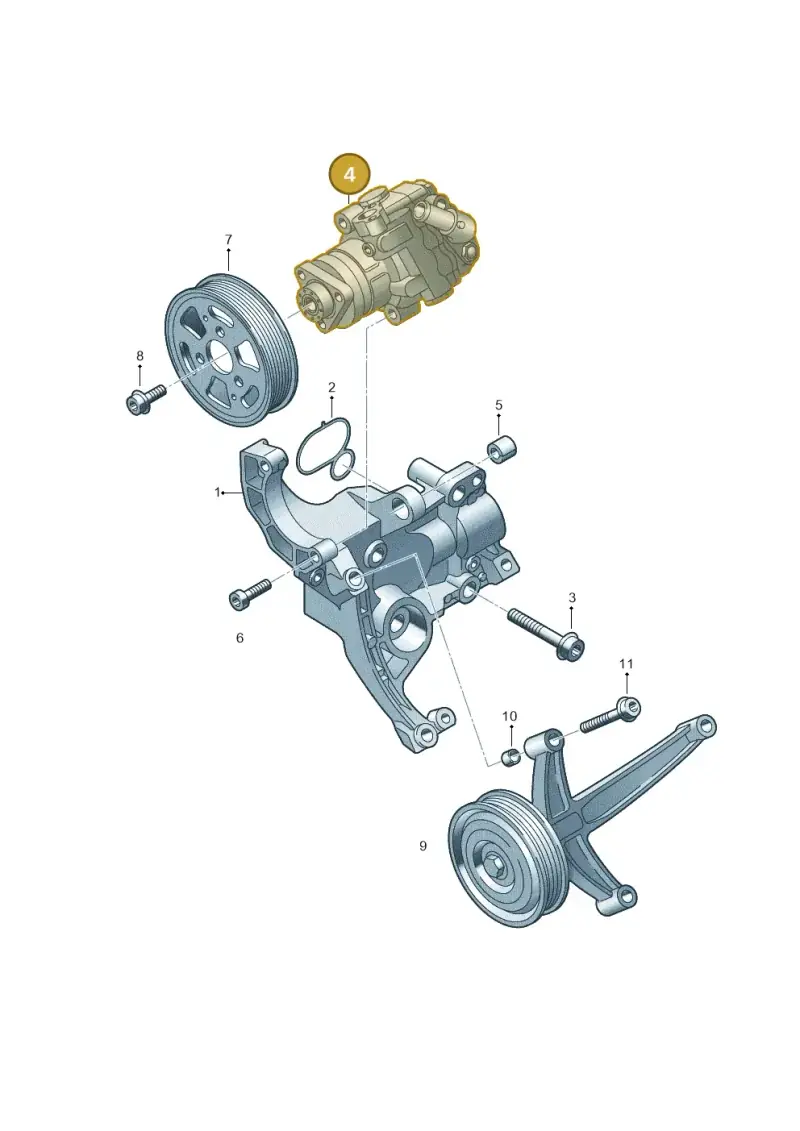 2H6422154 — Volkswagen Amarok twin cab (2022-) diagram 894145030, position 4