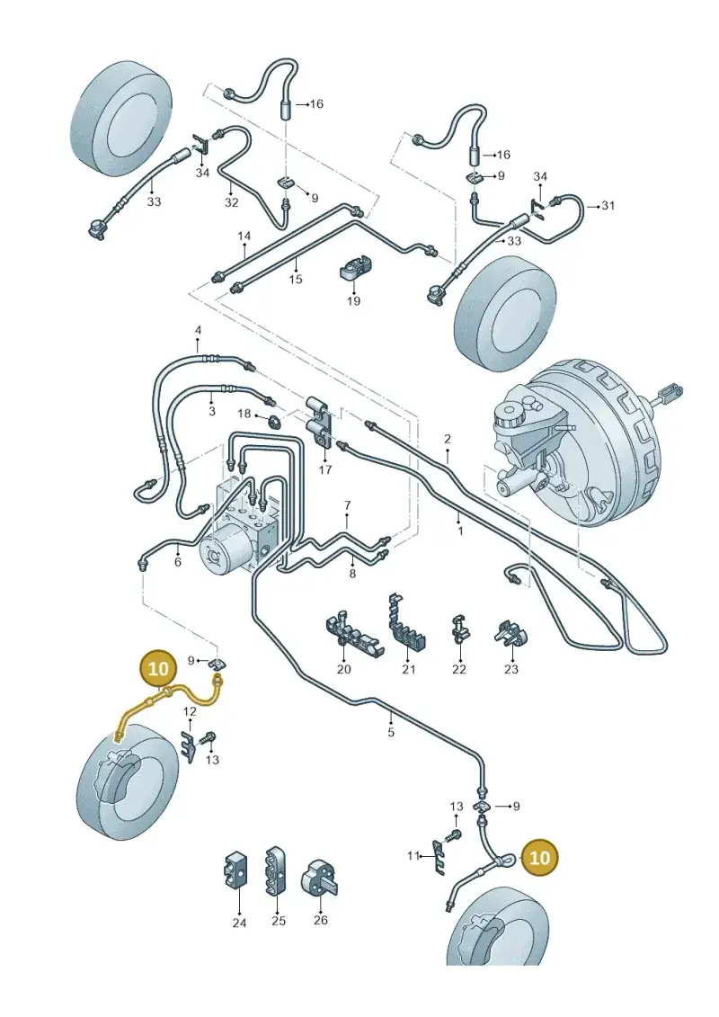 2H6611701 — Volkswagen Amarok twin cab (2022-) diagram 894611220, position 10