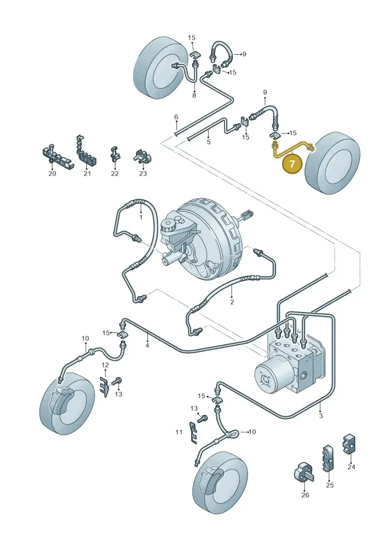 2H6611763A — Volkswagen Amarok twin cab (2022-) diagram 894611200, position 7