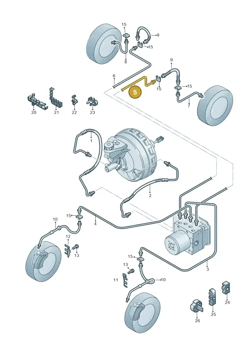 2H6614721C — Volkswagen Amarok twin cab (2022-) diagram 894611200, position 5