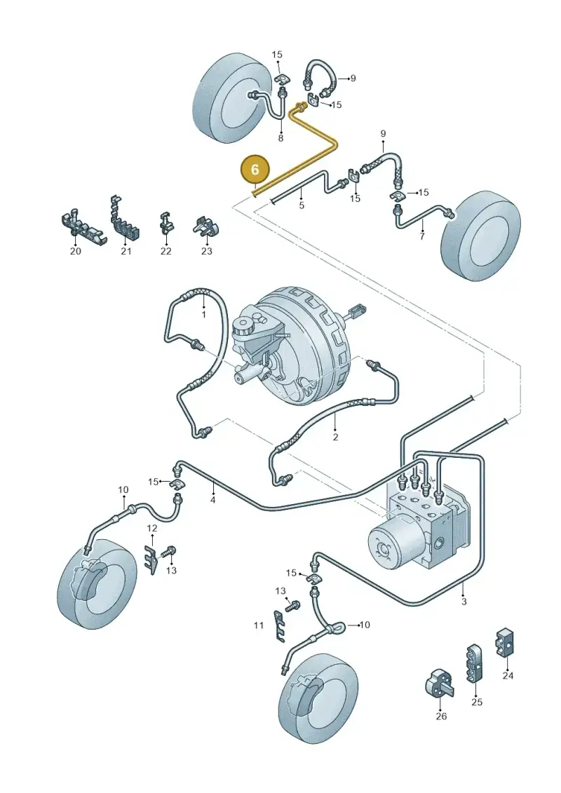 2H6614722A — Volkswagen Amarok twin cab (2022-) diagram 894611200, position 6