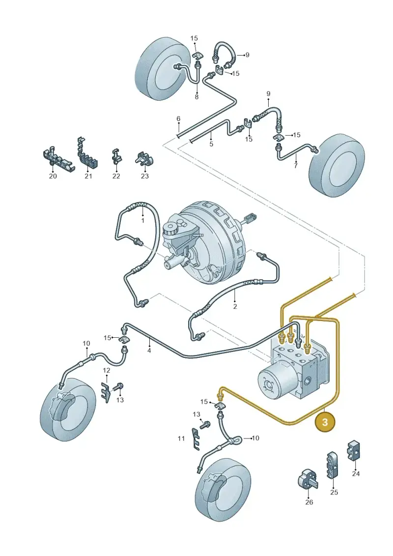 2H6614727A — Volkswagen Amarok twin cab (2022-) diagram 894611200, position 3