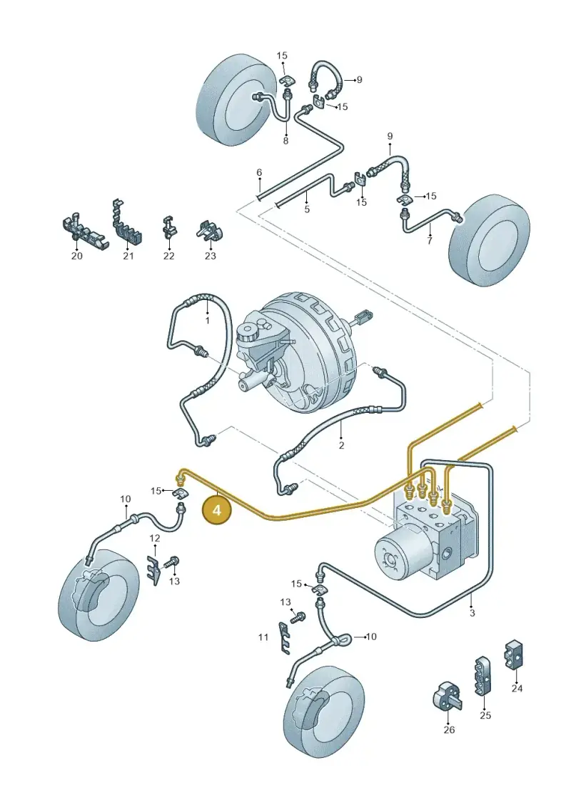 2H6614728 — Volkswagen Amarok twin cab (2022-) diagram 894611200, position 4