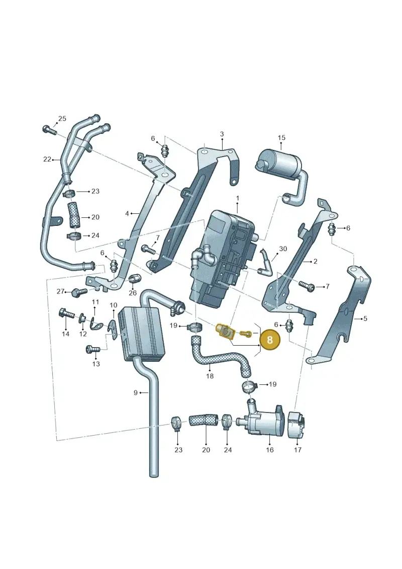 2H6898061 — Volkswagen Amarok twin cab (2022-) diagram 894819700, position 8