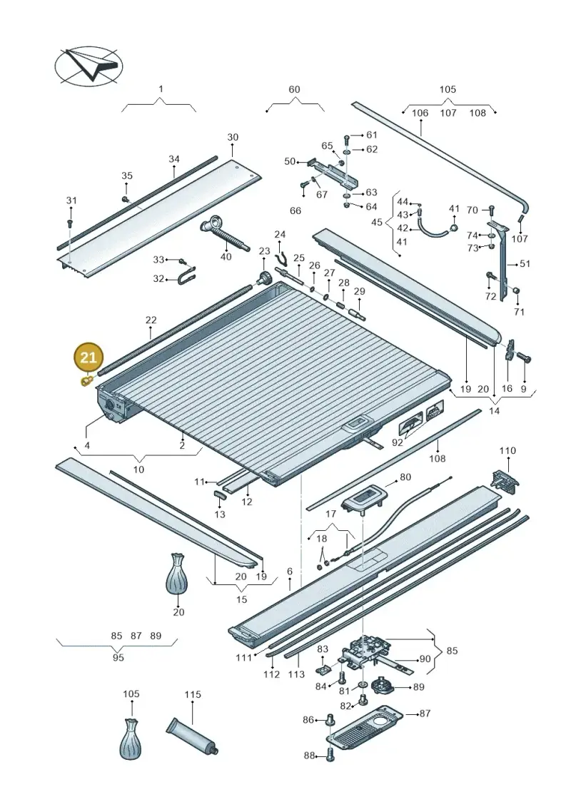 2H7861575 — Volkswagen Amarok twin cab (2022-) diagram 894860090, position 21