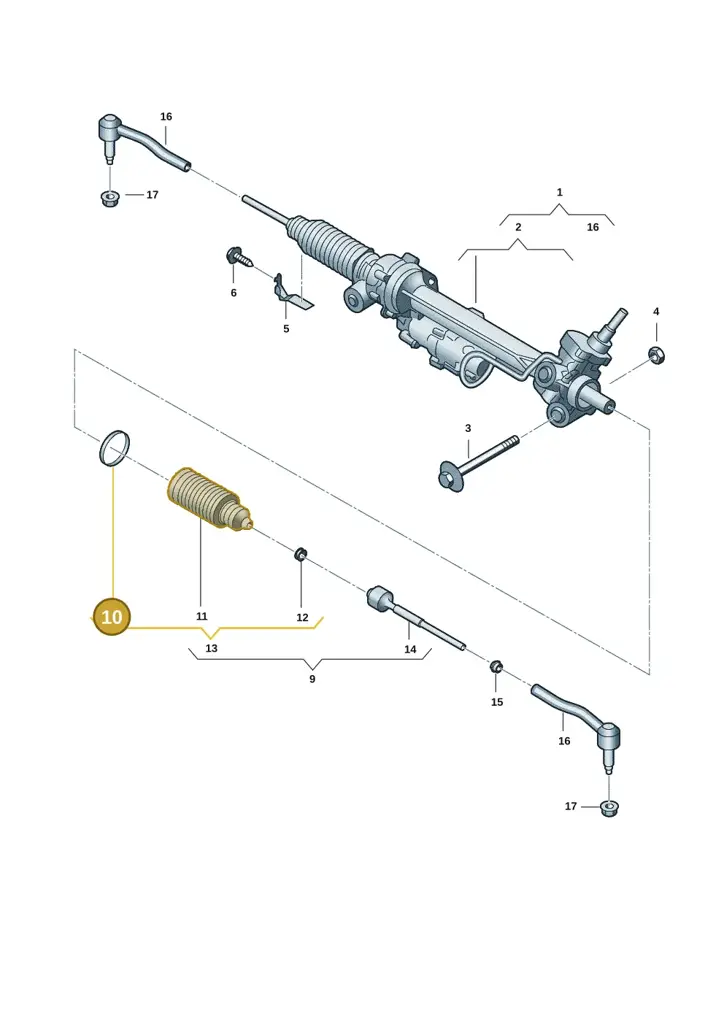 2HJ422709 — Volkswagen Amarok twin cab (2022-) diagram 2hb423350, position 10