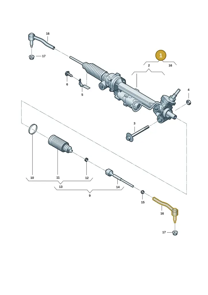 2HJ423051AL — Volkswagen Amarok twin cab (2022-) diagram 2hb423350, position 1