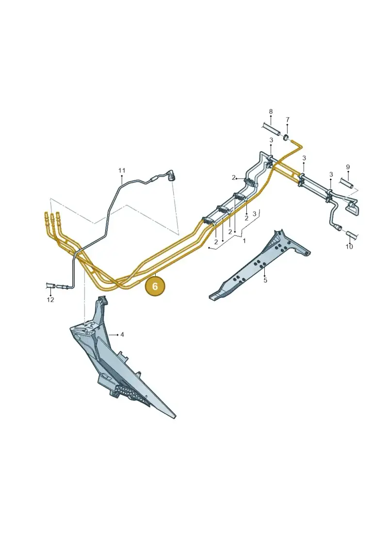 2K0201901B — Volkswagen Caddy kombi (2015-2020) diagram 690201050, position 6