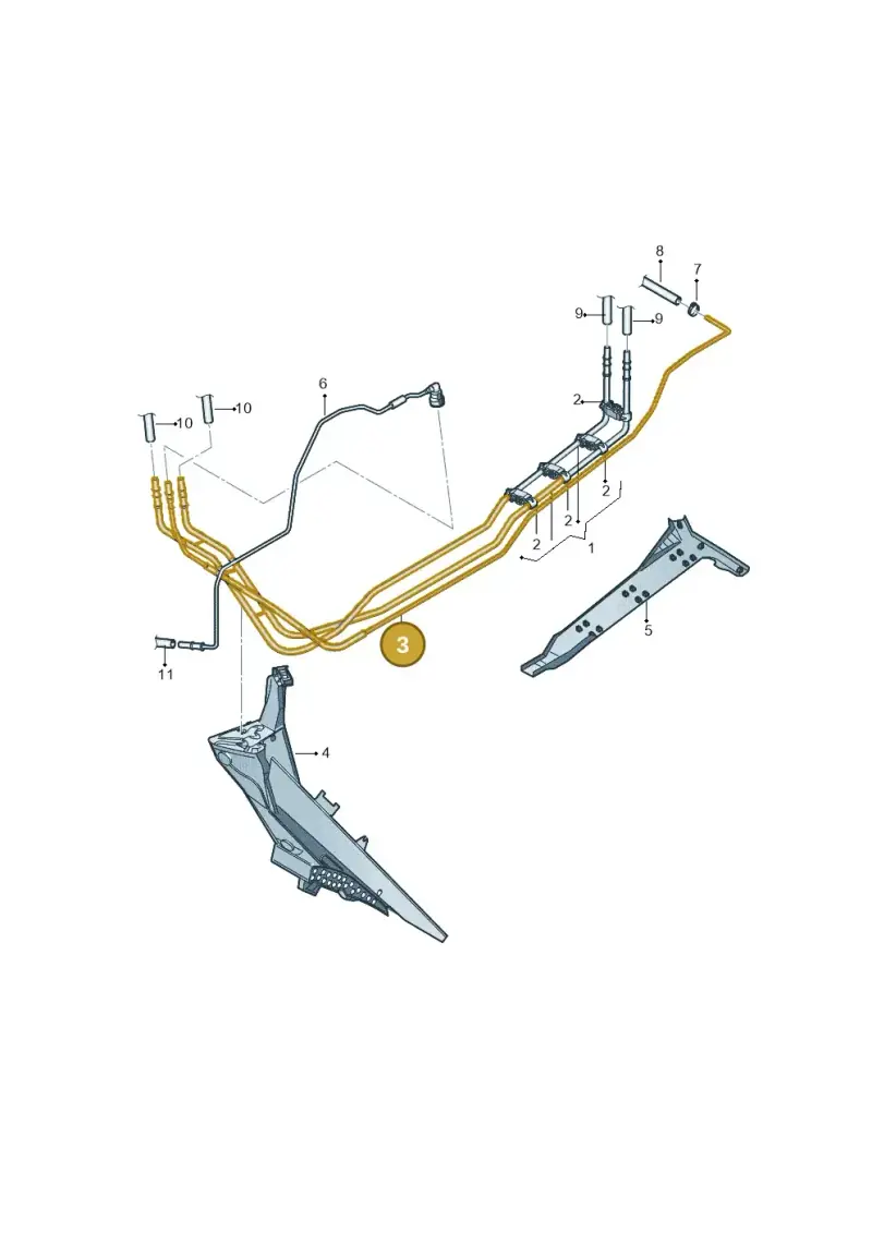 2K0201901C — Volkswagen Caddy kombi (2015-2020) diagram 690201200, position 3