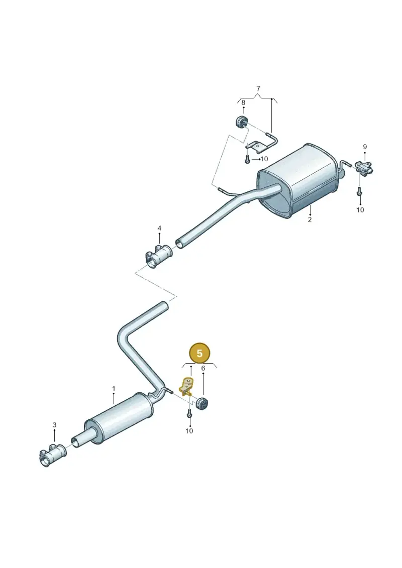 2K0253144E — Volkswagen Caddy kombi (2015-2020) diagram 866253620, position 5