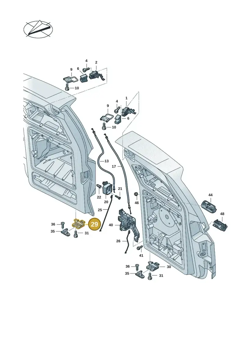 2K5827506B — Volkswagen ID.Buzz (2022-) diagram 15a827300, position 29