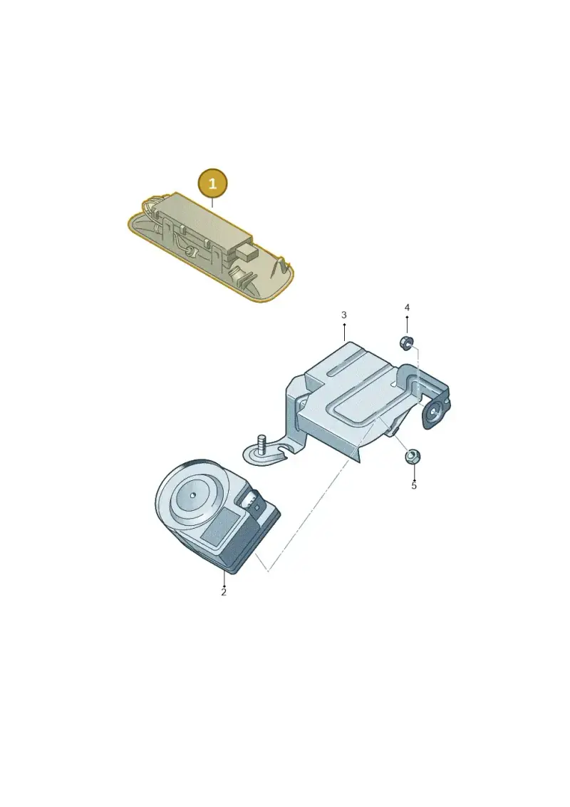 2K5951172 — Volkswagen Caddy Maxi Kombi (2010-2015) diagram 690951200, position 1