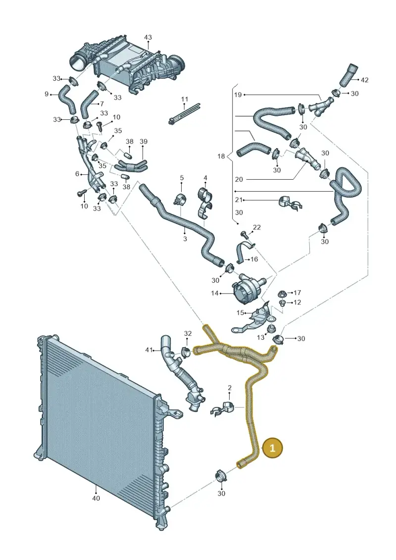 2N0121049L — Volkswagen MAN TGE 55 (2016-2021) diagram 806121100, position 1