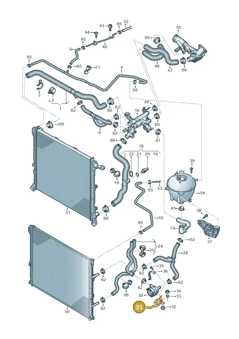 2N0121079AS — Volkswagen MAN TGE 55 (2016-2021) diagram 806121200, position 31