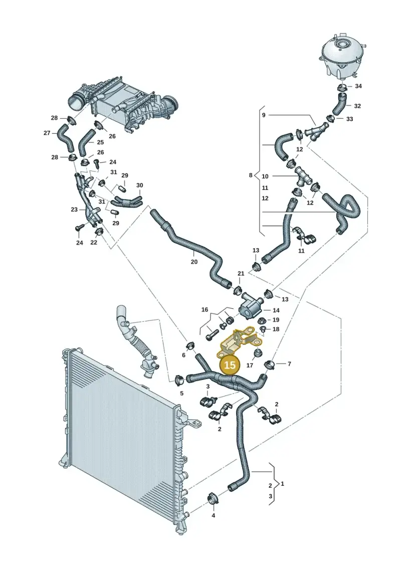 2N0121079AS — Volkswagen MAN TGE 55 (2016-2021) diagram 806121301, position 15