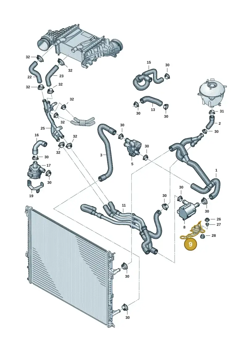 2N0121079AS — Volkswagen MAN TGE 55 (2016-2021) diagram 806121776, position 9