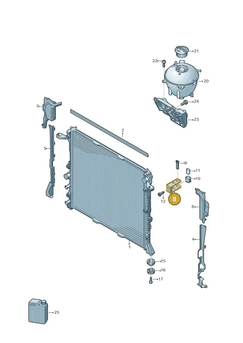 2N0121079G — Volkswagen MAN TGE 55 (2016-2021) diagram 806122020, position 8