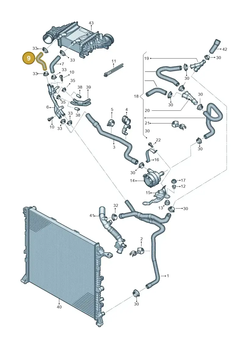 2N0121096P — Volkswagen MAN TGE 55 (2016-2021) diagram 806121100, position 9