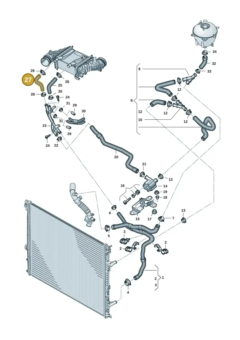 2N0121096P — Volkswagen MAN TGE 55 (2016-2021) diagram 806121401, position 27