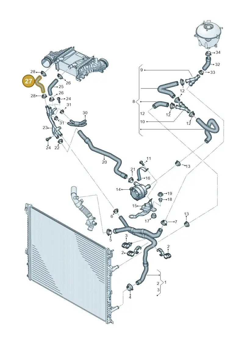 2N0121096P — Volkswagen MAN TGE 55 (2016-2021) diagram 806121501, position 27
