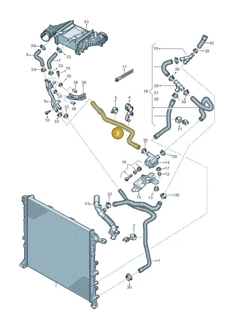 2N0121096 — Volkswagen MAN TGE 55 (2016-2021) diagram 806121050, position 3
