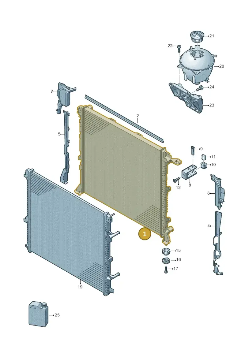 2N0121253C — Volkswagen MAN TGE 55 (2016-2021) diagram 806122000, position 1