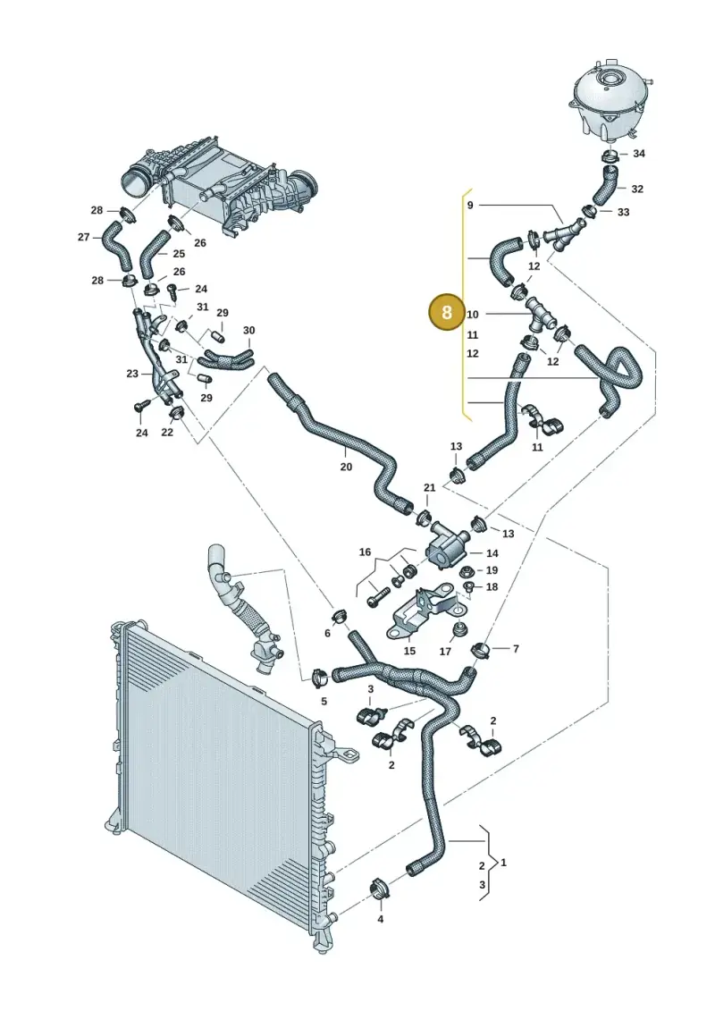 2N0122096K — Volkswagen MAN TGE 55 (2016-2021) diagram 806121301, position 8
