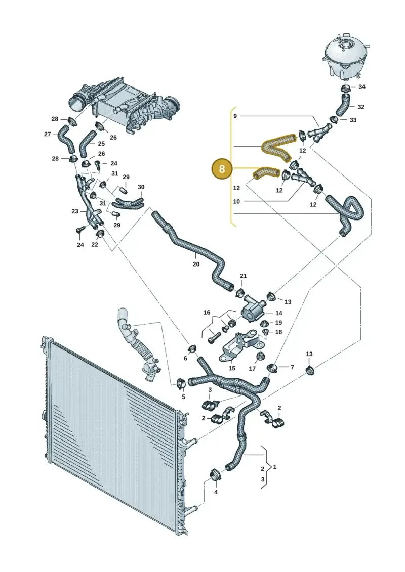 2N0122096L — Volkswagen MAN TGE 55 (2016-2021) diagram 806121401, position 8