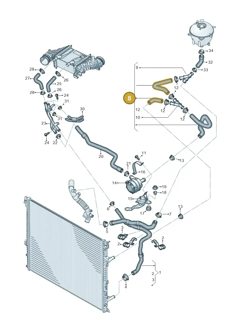 2N0122096L — Volkswagen MAN TGE 55 (2016-2021) diagram 806121501, position 8