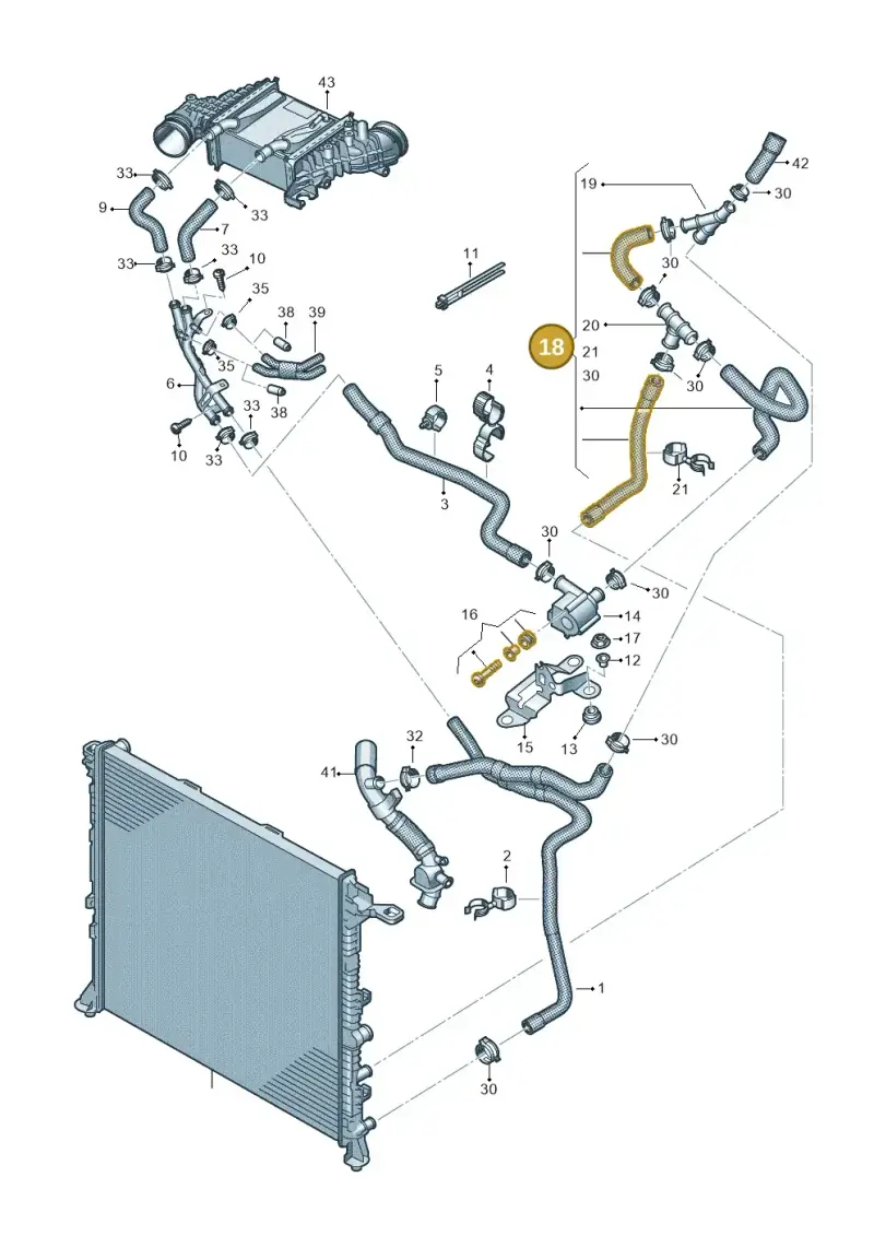 2N0122096L — Volkswagen MAN TGE 55 (2016-2021) diagram 806121050, position 18