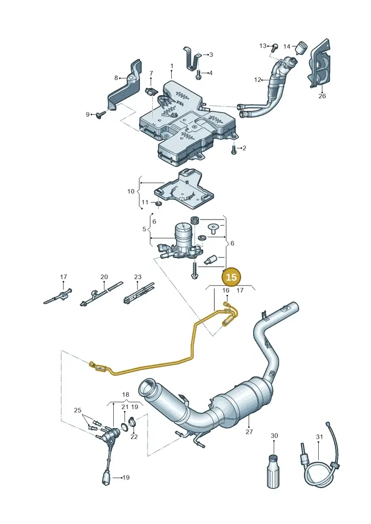 2N0131983A — Volkswagen MAN TGE 55 (2016-2021) diagram 806255000, position 15