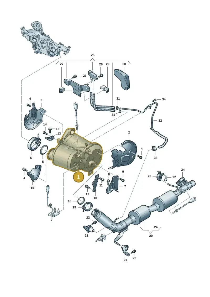 2N0254702EX — Volkswagen Transport. multivan (2019-2024) diagram 7em253075, position 1