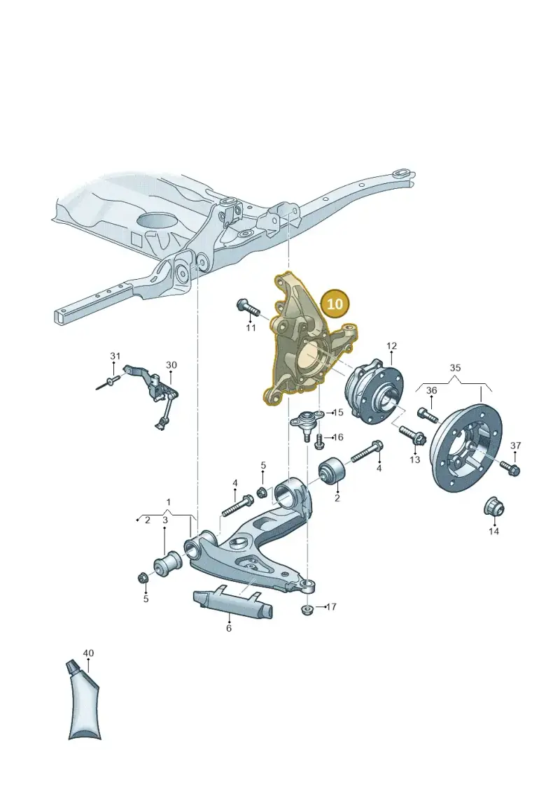 2N0407258B — Volkswagen E-Crafter 35 (2018-2024) diagram 806407000, position 10