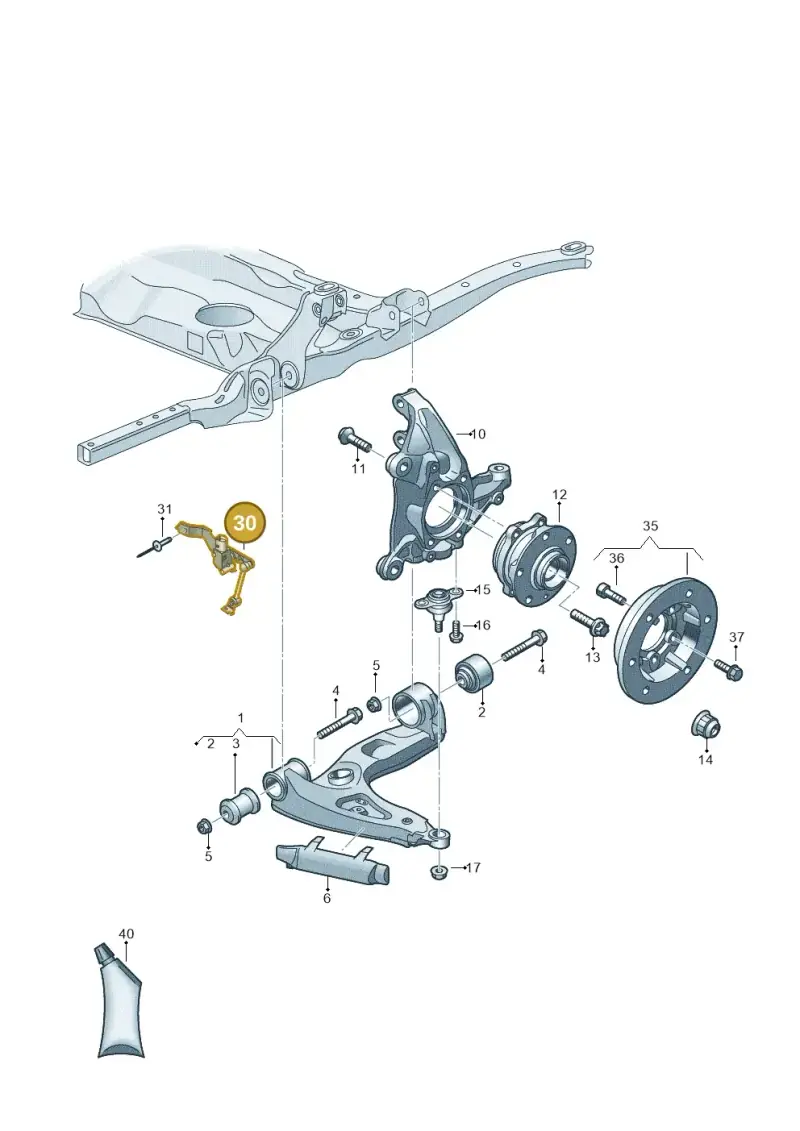 2N0412522B — Volkswagen E-Crafter 35 (2018-2024) diagram 806407000, position 30
