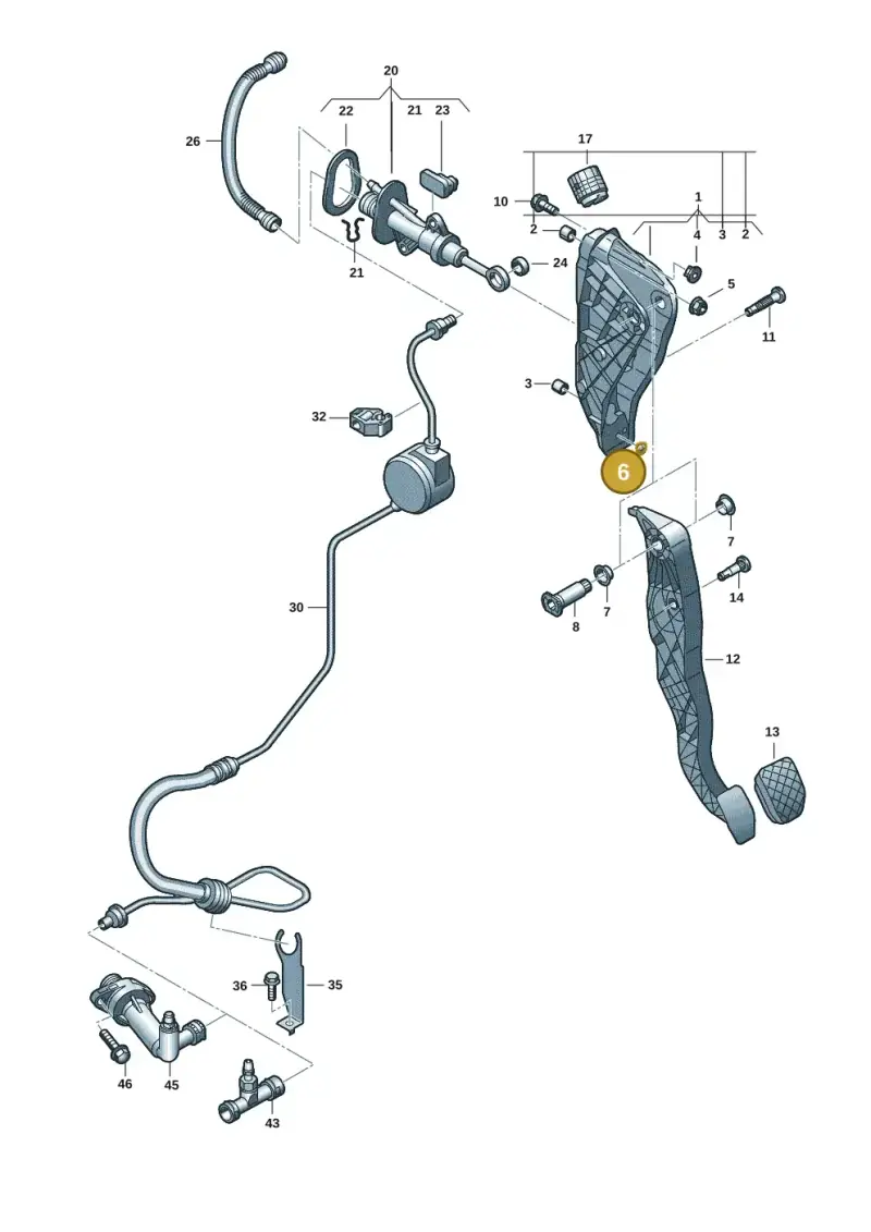 2N0721381 — Volkswagen Transport. multivan (2019-2024) diagram 7em721250, position 6