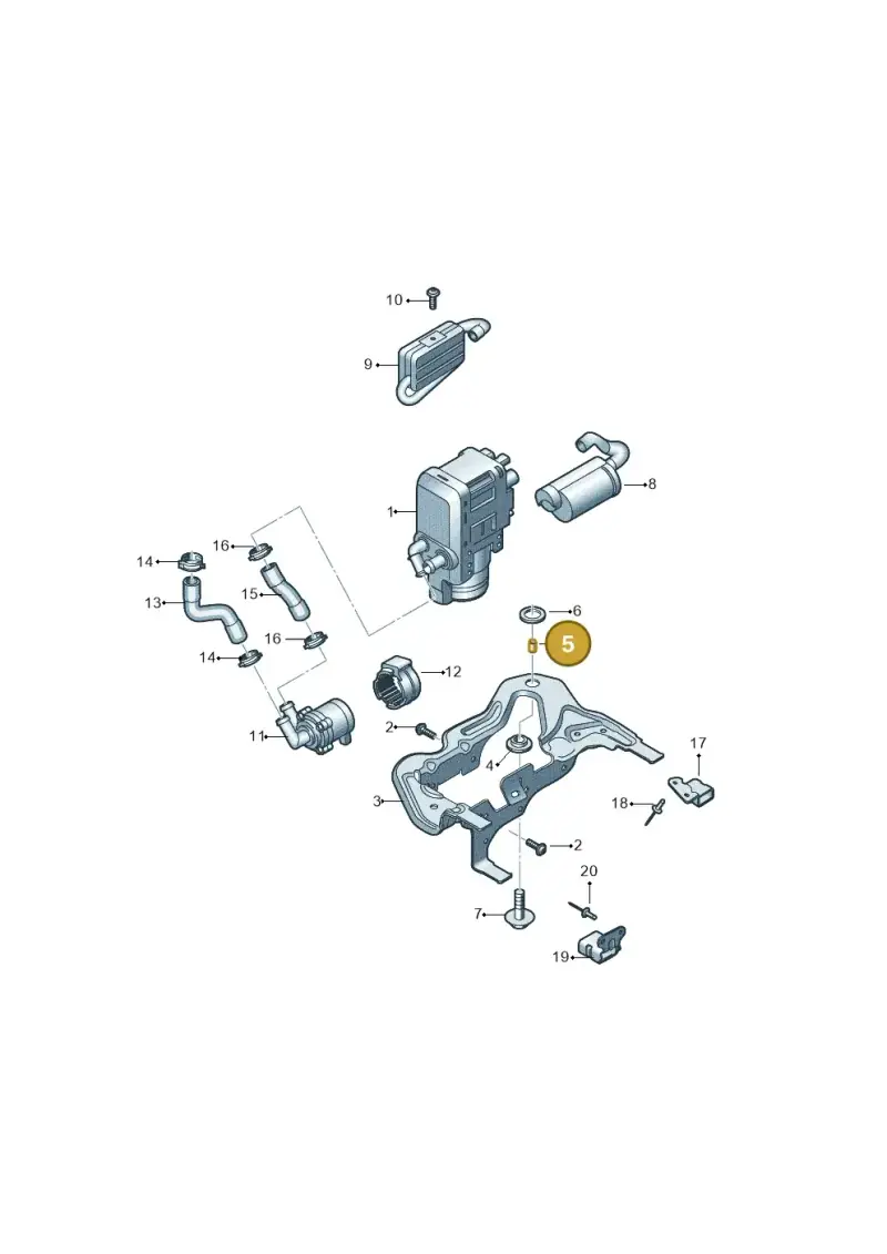 2N0819137 — Volkswagen MAN TGE 55 (2016-2021) diagram 806819700, position 5
