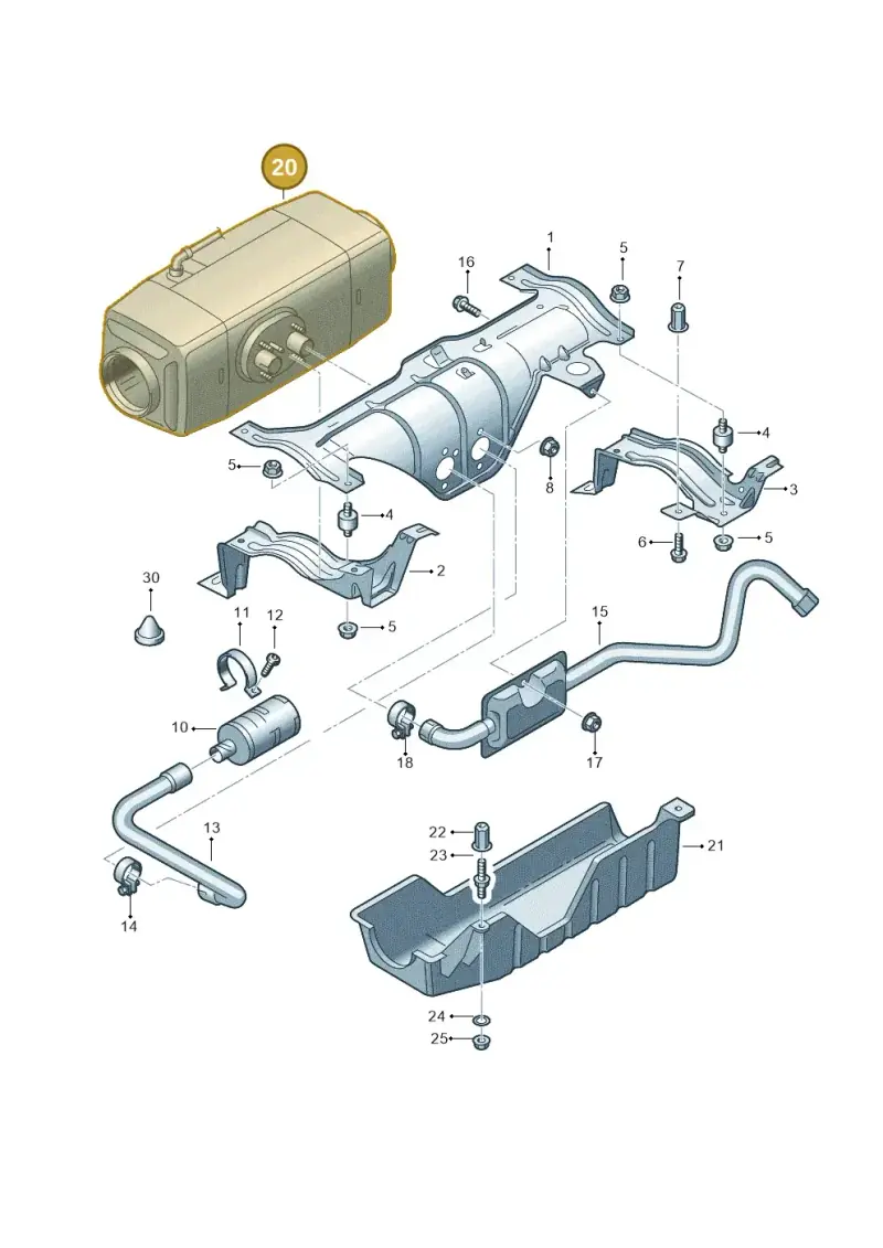 2N0898008E — Volkswagen Single-cab transp. (2019-2024) diagram 862819550, position 20