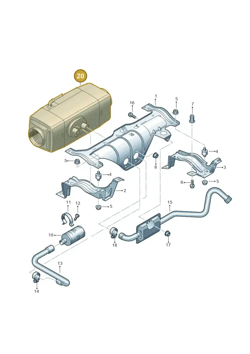 2N0898008E — Volkswagen Transport. multivan (2019-2024) diagram 861819550, position 20