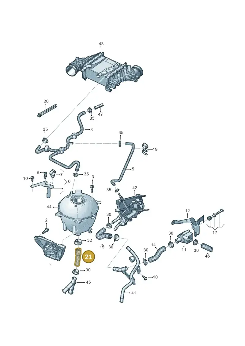 2N1121058 — Volkswagen MAN TGE 55 (2016-2021) diagram 806121070, position 21