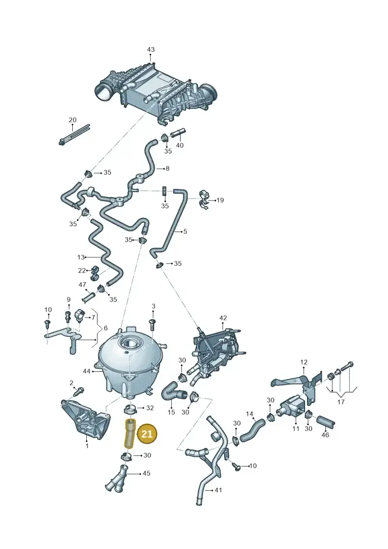2N1121058 — Volkswagen MAN TGE 55 (2016-2021) diagram 806121110, position 21