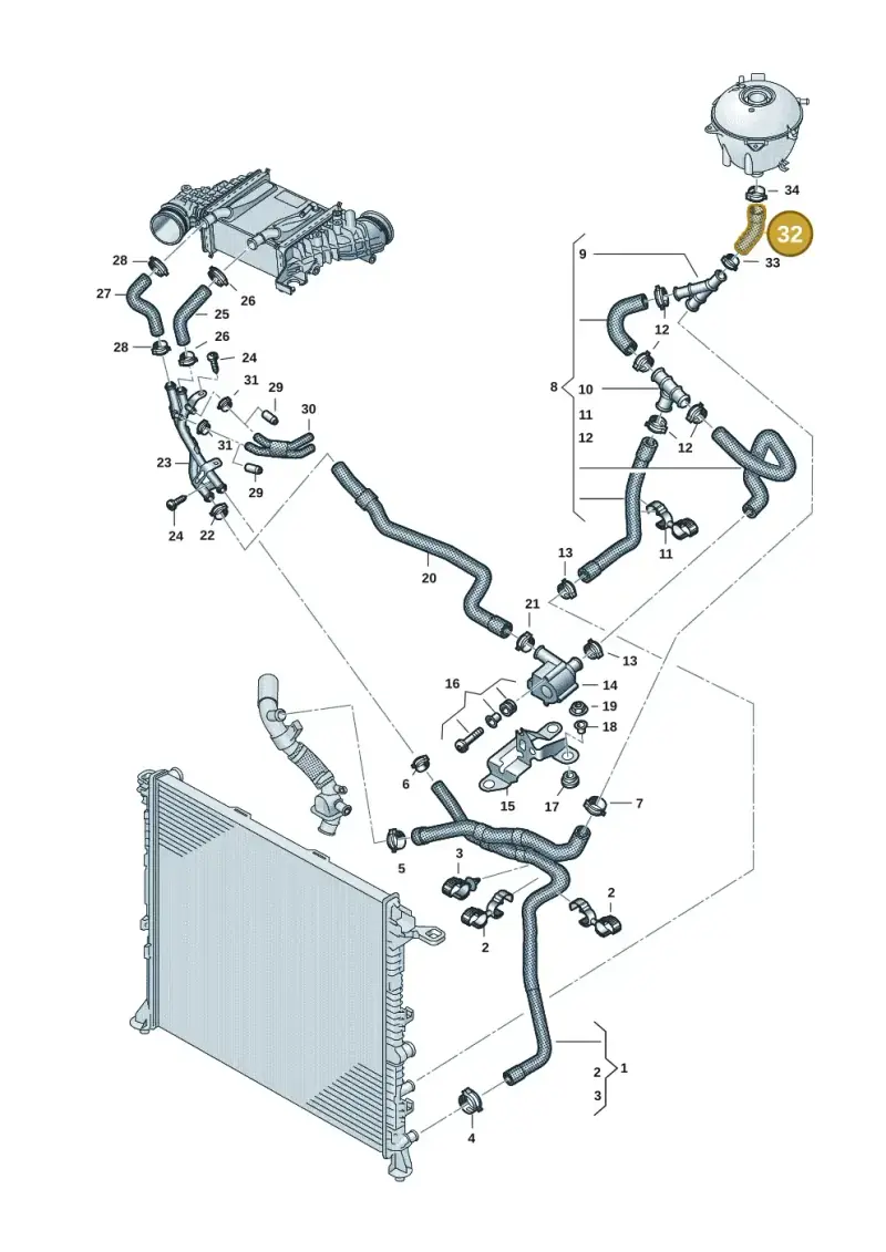 2N1121058 — Volkswagen MAN TGE 55 (2016-2021) diagram 806121301, position 32
